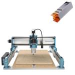 Genmitsu 4040-PRO MAX CNC Router + CFL55-33 5000mW Optical Power Laser Module, 710W Trimmer & Linear Rail Driven, Work Area 400 x 400 x 78mm, for Wood Metal Acrylic Cutting Milling, GRBL Control