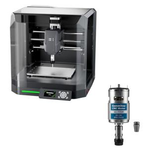 Genmitsu Cubiko CNC Router Machine with Enclosure + GS-775M 20000RPM 775 CNC Spindle Motor with 5mm ER11 Collet Set