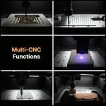 Genmitsu Cubiko CNC Router Machine with Enclosure + GS-775M 20000RPM 775 CNC Spindle Motor with 5mm ER11 Collet Set