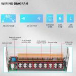 RATTMMOTOR DC Brushless Spindle Motor Kit, 500W 48V Spindle Motor Air Cooled ER11, 12000RPM, 0.6N.m, 55MM+BLDC Driver Motor Speed Controller 600W Spindle Power Supply+Clamp Mount for CNC Router