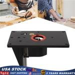 Router Lift System Kit For Trimmer Router Rectangle Table Lift Bench Base 0-57mm