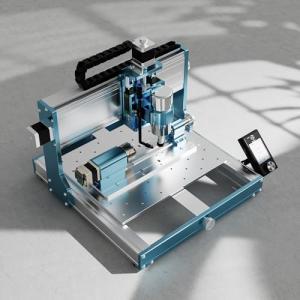 Genmitsu 3030-PROVer MAX CNC Router Machine + 4th Axis Rotary Module Kit, 4 Jaw Chuck, 10:1 Speed Reducer, Clamped Range: Length 10-200mm