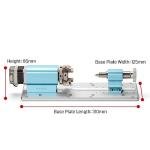 Genmitsu 3030-PROVer MAX CNC Router Machine + 4th Axis Rotary Module Kit, 4 Jaw Chuck, 10:1 Speed Reducer, Clamped Range: Length 10-200mm