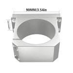 FoxAlien XE-Ultra 8080 CNC Machine + 69mm Spindle Holder Z-Clamp (Silver) for 69mm Trim Router