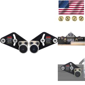 CNC-Machined Precision Stock Guides with Adjustable Height & Locking Feature