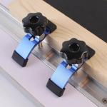 2 PCS Blue CNC Router Hold Down Clamp Kit Woodworking TSlot Accessories Tool