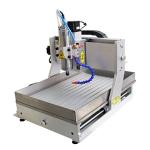 TEN-HIGH 3020 1500W CNC Router Engraving Drilling Milling Machine,usb port with 4th axis and sink device.