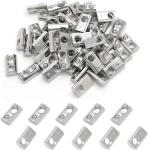 100Pcs M5 Spring T Nuts - Roll-In T Nuts for 3D Printer, CNC Router, 2020 Series
