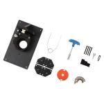 Router Lift System Kit For Trimmer Router Rectangle Table Lift Bench Base 0-57mm