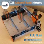 Masuter 3S CNC Router Machine with NEMA 23 Closed-Loop Stepper Motor, 400W Spind