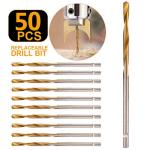 2Krmstr 50Pcs CNC Router Spiral Bits, Replaceable Carbide Milling Cutter, Woodwork Accessories for Buddha Bead, Bracelet Maker, Lucky Buckle Wooden Bead Maker, Wood Ring Maker.