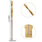 2Krmstr 50Pcs CNC Router Spiral Bits, Replaceable Carbide Milling Cutter, Woodwork Accessories for Buddha Bead, Bracelet Maker, Lucky Buckle Wooden Bead Maker, Wood Ring Maker.