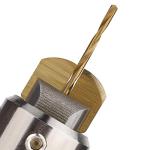 2Krmstr 50Pcs CNC Router Spiral Bits, Replaceable Carbide Milling Cutter, Woodwork Accessories for Buddha Bead, Bracelet Maker, Lucky Buckle Wooden Bead Maker, Wood Ring Maker.