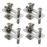 4PCS T-track Mini Hold Down Clamp Kit, Compatible with 3018-PRO/3018-MX3/3018-PR