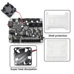 RATTMMOTOR CNC Wood Router Machine Kit 3 Axis GRBL Control DIY Mini CNC Engraver Carving Milling Machine+Offline Controller+775 Spindle Motor ER11 for Cutting Acrylic PVC PCB Plastic Wood