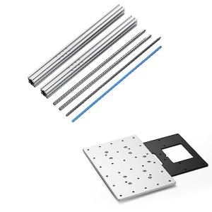 Genmitsu 3020 Y-Axis Extension Kit and Extension Aluminum Spoilboard, 3020 Upgrade to 3040, CNC Accessories for 3020-PRO MAX CNC Router Machine, XY Working Area 300 x 400mm