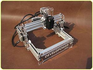 TOPCHANCES Premium Quality DIY Mini Milling Machine Engraving Machine Engraver Cutter DIY Logo Picture Marking Desktop Engraving Carving Machine CNC Router Kit 17 * 20M (500mW)