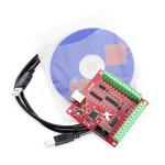 CNCTOPBAOS 4 Axis Nema23 Stepper Motor USB Mach3 CNC Kit,270oz-in 76mm 3A,USB Controller Board Motion Control Card,TB6600 Driver 4.5A 24V for CNC Router Milling Engraving Machine