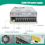 CNCTOPBAOS 4 Axis Nema23 Stepper Motor USB Mach3 CNC Kit,270oz-in 76mm 3A,USB Controller Board Motion Control Card,TB6600 Driver 4.5A 24V for CNC Router Milling Engraving Machine