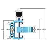Genmitsu Upgraded Aluminum Z Axis Assembly V2 Kit With Motor Mount for 775 and 300-500W Spindles, 43mm & 52mm Diameter Holder for 3018-PROVer Series CNC Machine