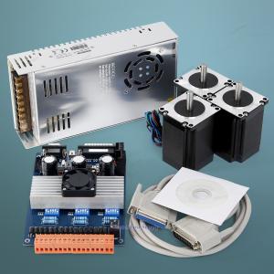 3 Axis CNC Kit TB6600 HB Nema24 417oz-in Motor 24V PSU For DIY Router/Plasma