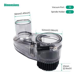 【US】CNC Router Dust Shoe for Mastuer4040 3018- Router Machine with Spindle Motor