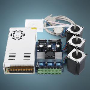 3 Axis CNC Kit TB6560 HB Nema23 278oz-in Motor 24V PSU For DIY Router/Plasma