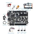 RATTMMOTOR Upgrade 3018-PRO CNC Wood Router Machine Kit 3 Axis GRBL DIY Mini CNC Engraver Milling Machine+Emergency Stop and Limit Switch for Cutting Plastic Acrylic PVC PCB Wood