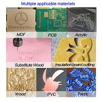 RATTMMOTOR Upgrade 3018-PRO CNC Wood Router Machine Kit 3 Axis GRBL DIY Mini CNC Engraver Milling Machine+Emergency Stop and Limit Switch for Cutting Plastic Acrylic PVC PCB Wood