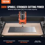 VEVOR 300W CNC Router Machine, 3 Axis Engraver
