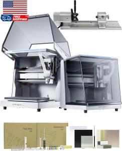 Carvera Air Desktop CNC Machine with 4Th Axis Compact Enclosed Mini CNC Router