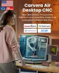 Carvera Air Desktop CNC Machine with 4Th Axis Compact Enclosed Mini CNC Router
