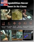 Carvera Air Desktop CNC Machine with 4Th Axis Compact Enclosed Mini CNC Router
