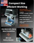 Carvera Air Desktop CNC Machine with 4Th Axis Compact Enclosed Mini CNC Router