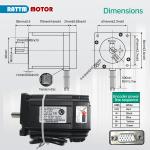 「US」4 Axis CNC Kit Nema34 Closed Loop Servo Motor 8N.m 6A Driver USB Mach3 Board