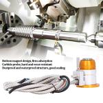 Touch Tool Setter, DC 24V Aluminum Alloy Z Axes Touch Tool Touch Sensor Setter Normally Closed CNC Tool Setting Accessory with Cable for CNC Router Engraving Machine Parts