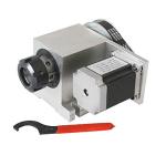 11 Pcs CNC Engraver Machine Router Rotational Axis Hollow Shaft Stepper Motor Kit, ER32 Collet Set 3-20mm Collet Chuck for CNC Router Engraving Milling Machine