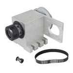11 Pcs CNC Engraver Machine Router Rotational Axis Hollow Shaft Stepper Motor Kit, ER32 Collet Set 3-20mm Collet Chuck for CNC Router Engraving Milling Machine