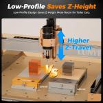 CNC Vise Worktable Desktop CNC Router Machines For Woodworking Metalworking