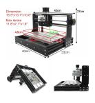 CNCTOPBAOS CNC 3018 Pro Wood Router Kit 3 Axis USB DIY Mini Engraver Milling Eng