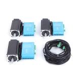 3 Axis Nema 34 CNC Engraving Router Stepper Motor Closed-loop Servo Driver Kit