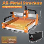 FoxAlien XE-PRO CNC Router with 400W Motor