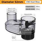 52MM Diameter Dust Shoe for Mastuer Pro Masuter 4040 3018 CNC Router Machine ...
