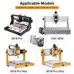 52MM Diameter Dust Shoe for Mastuer Pro Masuter 4040 3018 CNC Router Machine ...