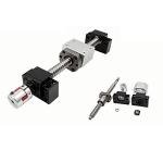 Ball Screw KIT SFU 2505 / SFU 2510 / SFU 3205 / SFU 3210 + BK20 BF20 / BK25 BF25 + DSG25H / DSG32H +Coupling for CNC Router MEIHAOCNC (SFU2505,300mm)