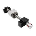 Ball Screw KIT SFU 2505 / SFU 2510 / SFU 3205 / SFU 3210 + BK20 BF20 / BK25 BF25 + DSG25H / DSG32H +Coupling for CNC Router MEIHAOCNC (SFU2505,300mm)