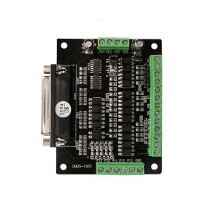 breakout board DB25 for cnc router kits milling engraver+cable longs motor mach3