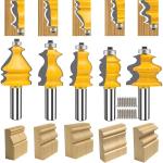 Taiwan 1/2-Inch Router Bit Set for Woodworking