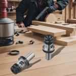 2Pack ER16 3/4 Inch Bits Router Collet Extension Chuck Rod 3/4 ER16 1.38 for TTS for CNC Milling Lathe Tool Other Knives and Accessories CNC extension rod milling extension rod