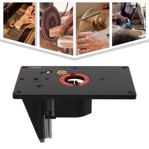 Router Lift System for Woodworking with Ergonomic Crank Handle
